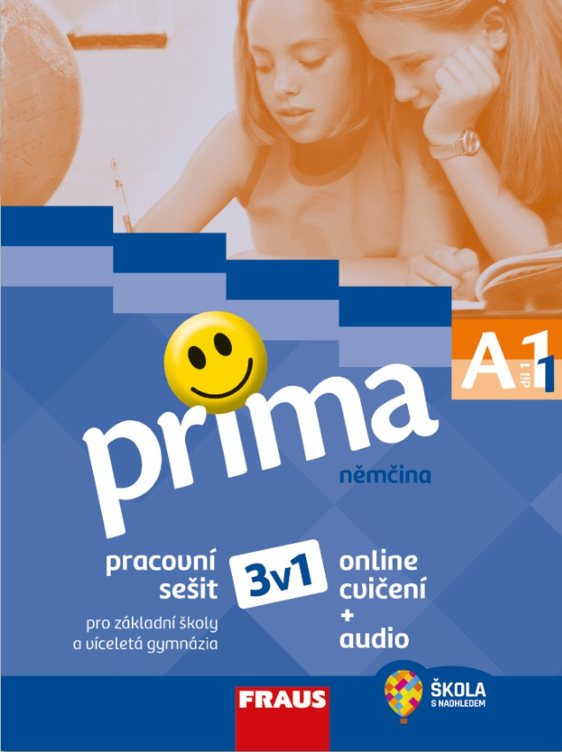 Prima A1 díl 1 - hybridní pracovní sešit 3 v 1