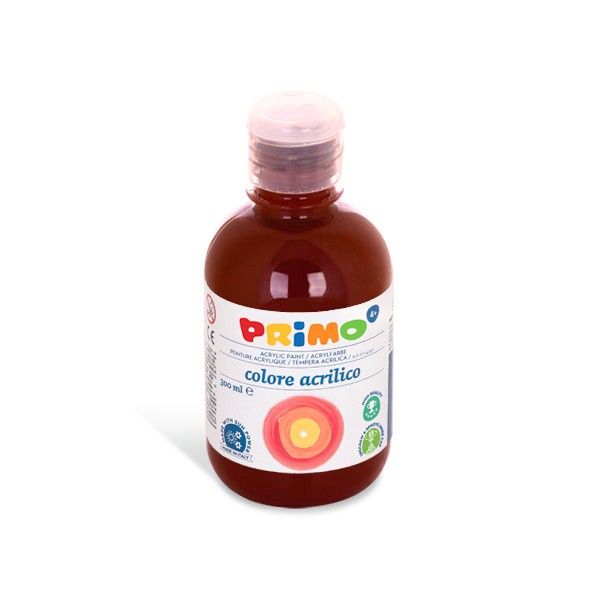 Primo Akrylová barva Acrilica, 300 ml - tmavě hnědá