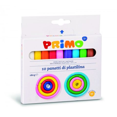 Obrázek produktu: PRIMO plastelína, 10 barev (10 x 18gr)