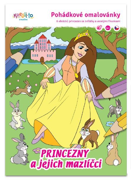 Obrázek produktu: Princezny a jejich mazlíčci - Pohádkové omalovánky
