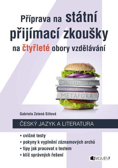 Obrázek produktu: Příprava na státní přijímací zkoušky na čtyřleté obory vzdělávání - Český jazyk