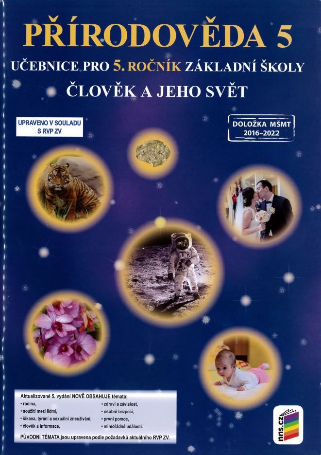 Člověk a jeho svět - Přírodověda 5 (učebnice) (5-30) NOVÁ ŠKOLA, s.r.o