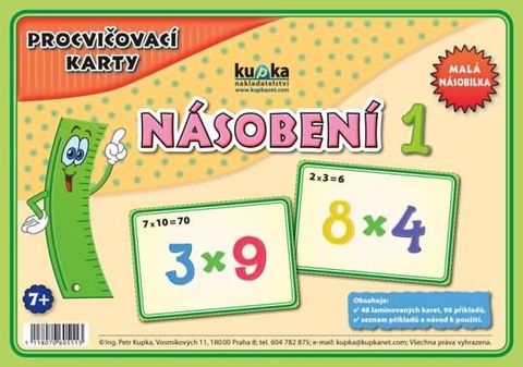 Obrázek produktu: Procvičovací karty - násobení 1