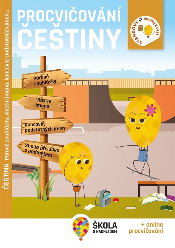 Procvičování češtiny - Párové souhlásky, vlastní jména, koncovky podstatných jmen…