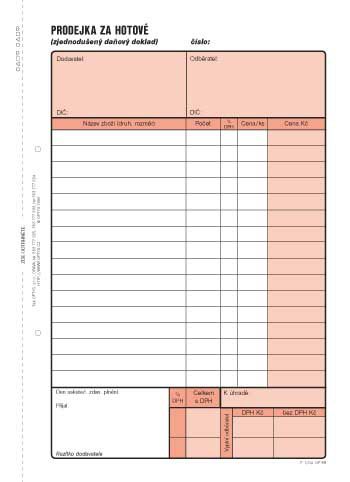 Prodejka za hotové propisovací A5