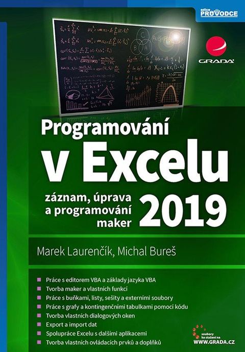 Obrázek produktu: Programování v Excelu 2019 - Záznam, úprava a programování maker