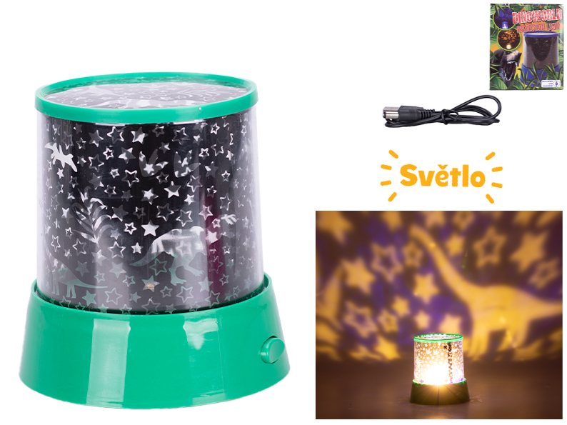 Projekční lampa Dino