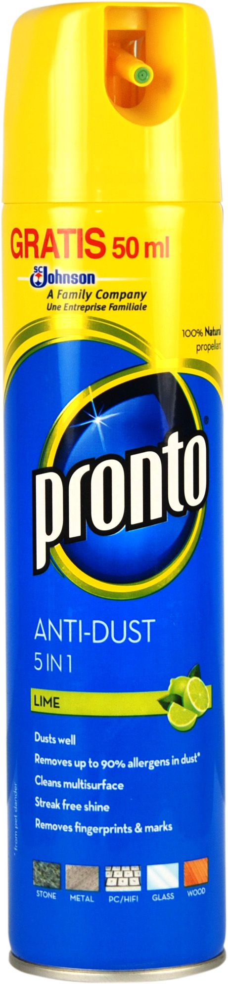 Sprej proti prachu Pronto - limetka, 250 ml