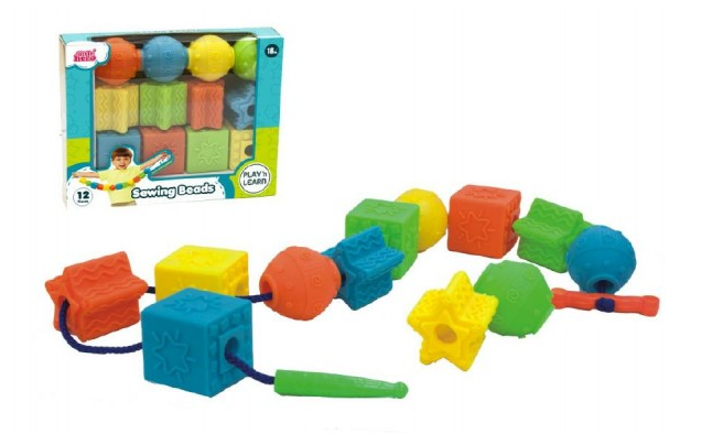 Teddies Provlékačka tvary gumové 12ks