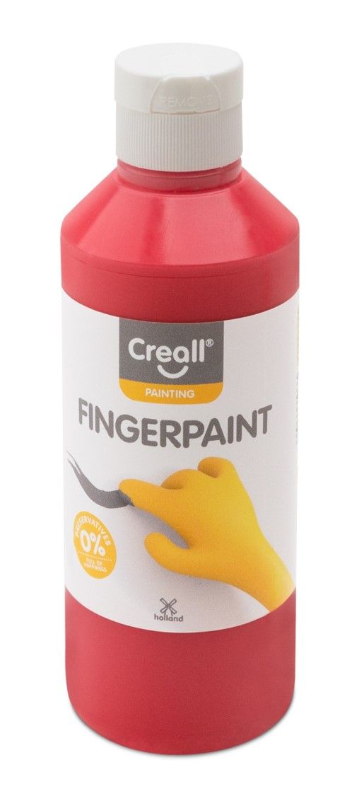 Prstová barva HAPPY INGREDIENTS, červená - 250 ml