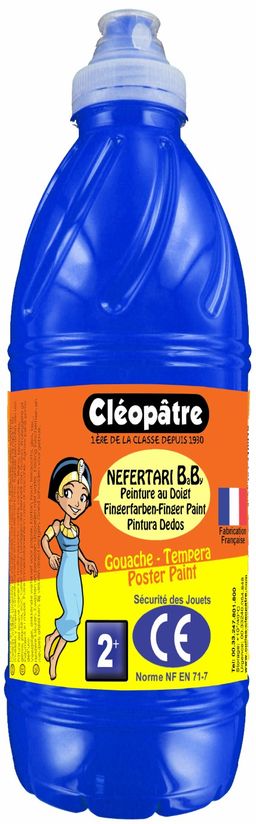 Obrázek produktu: Prstová barva - tempera NEFERTARI BABY 1 Kg Ultramarínová Modrá