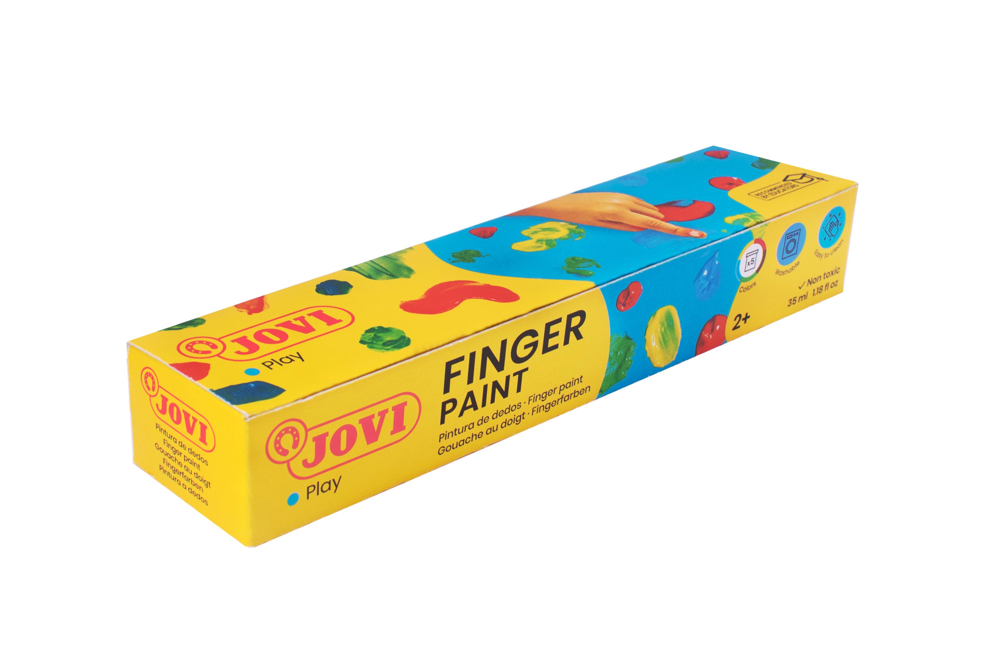 Prstové barvy JOVI - 5 × 35 ml