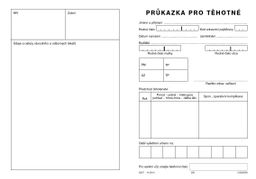 Obrázek produktu: Průkazka pro těhotné