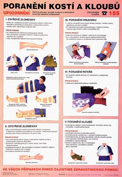První pomoc - Poranění kostí a kloubů