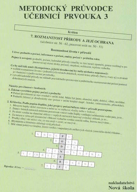 Obrázek produktu: Prvouka 3.r. -  metodický průvodce