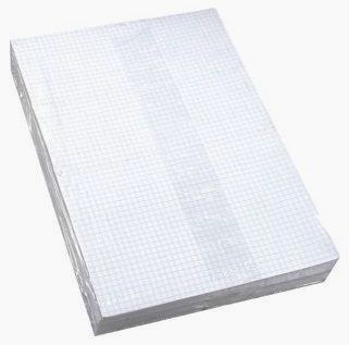 Psací papír dvoulist A4 - čtverečkovaný