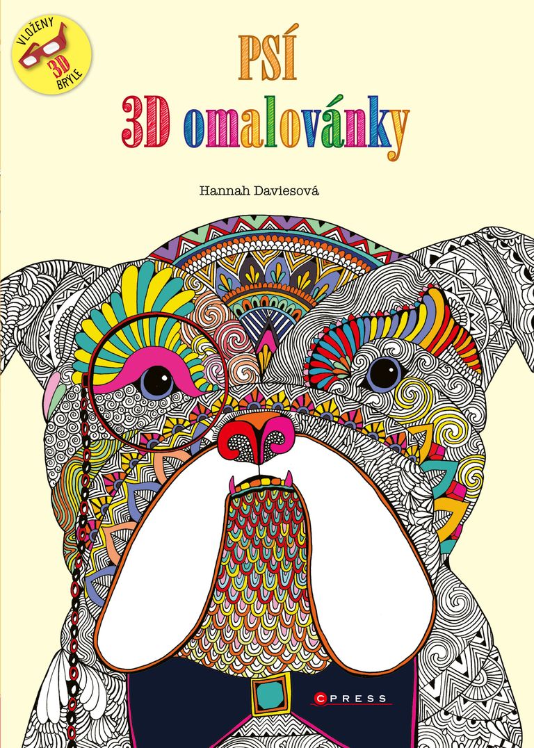 Psí 3D omalovánky CPRESS
