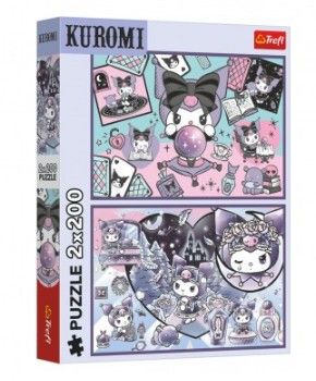 Puzzle 2 v 1 Neplechy s Kuromi 2 x 200 dílků