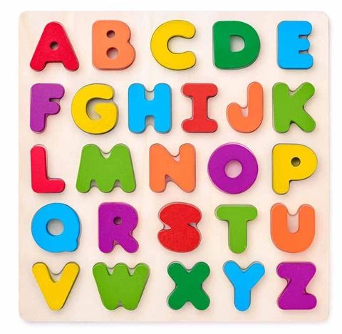 Obrázek produktu: Puzzle ABC - masivní písmena na desce