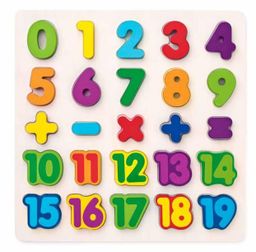 Obrázek produktu: Puzzle - číslice masivní na desce
