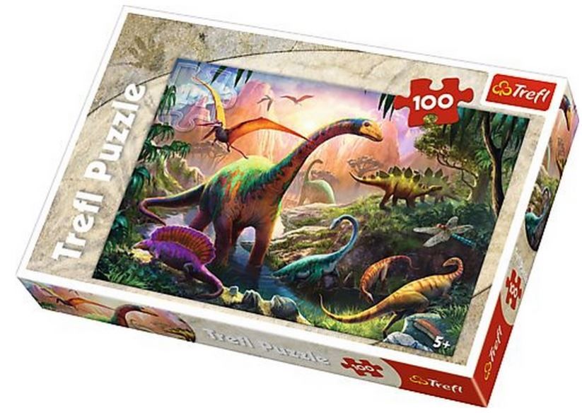 Puzzle - Dinosauři 100 dílků