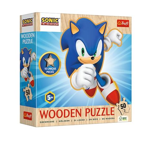 Obrázek produktu: Puzzle dřevěné - Sonic 50 dílků