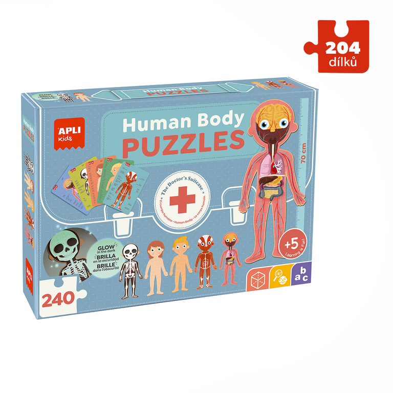 Puzzle edukační - Lidské tělo