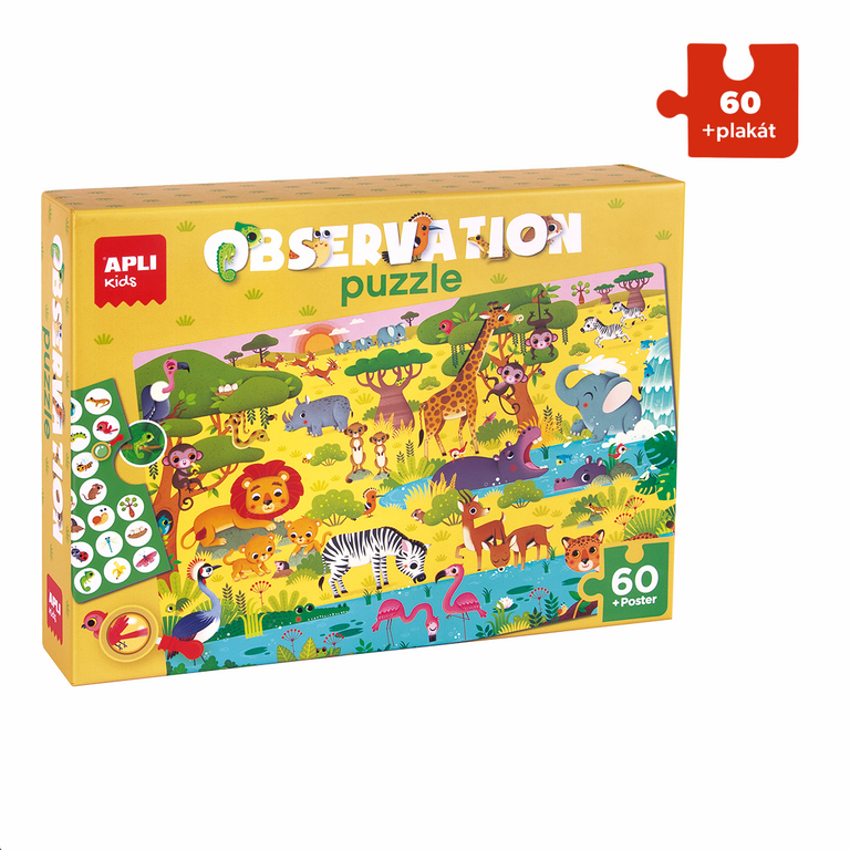 Puzzle edukační - Safari