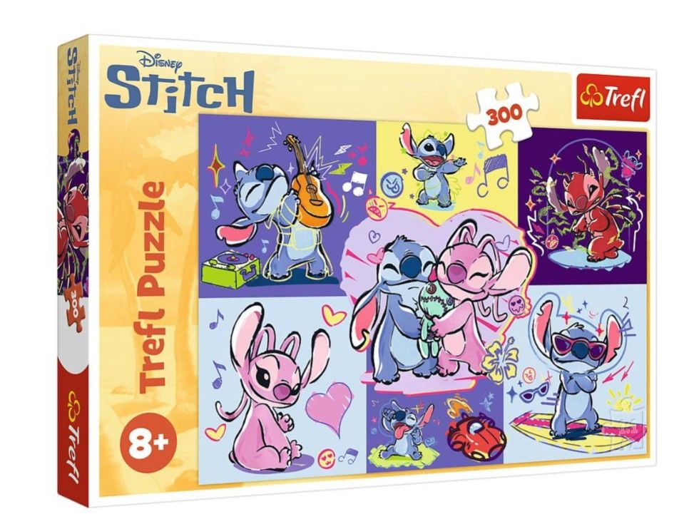 Puzzle Lilo&Stitch - Bláznivý Stitch 300 dílků
