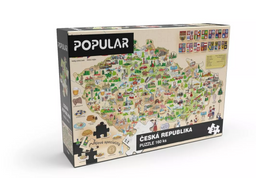 Obrázek produktu: Puzzle - Mapa České republiky, 160 ks