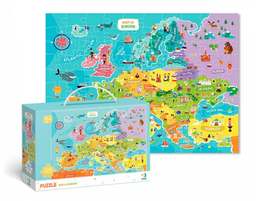 Obrázek produktu: Puzzle Mapa Evropy - 100 dílků