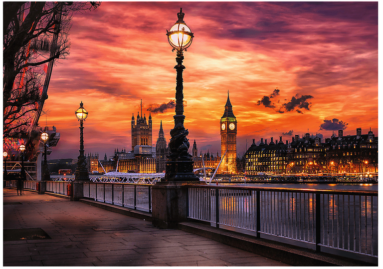 TREFL Puzzle Premium Plus Photo Odyssey: Big Ben, Londýn 1000 dílků