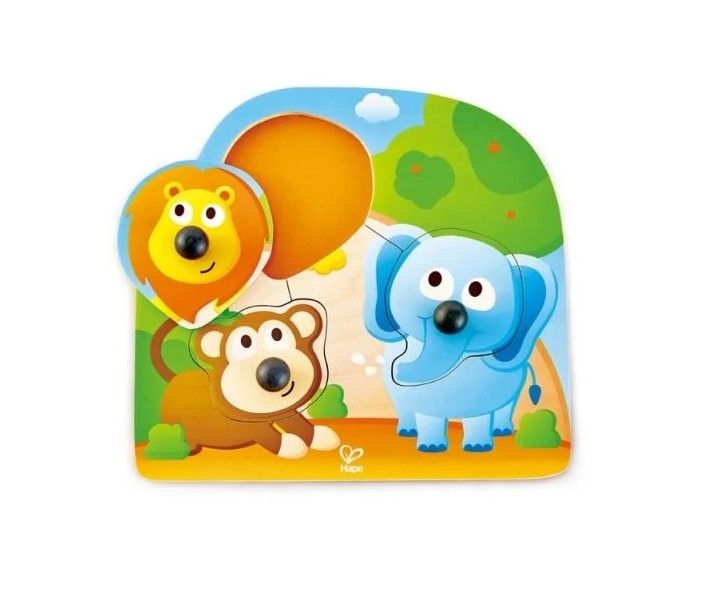 Hape Puzzle s úchytkami - Divočina