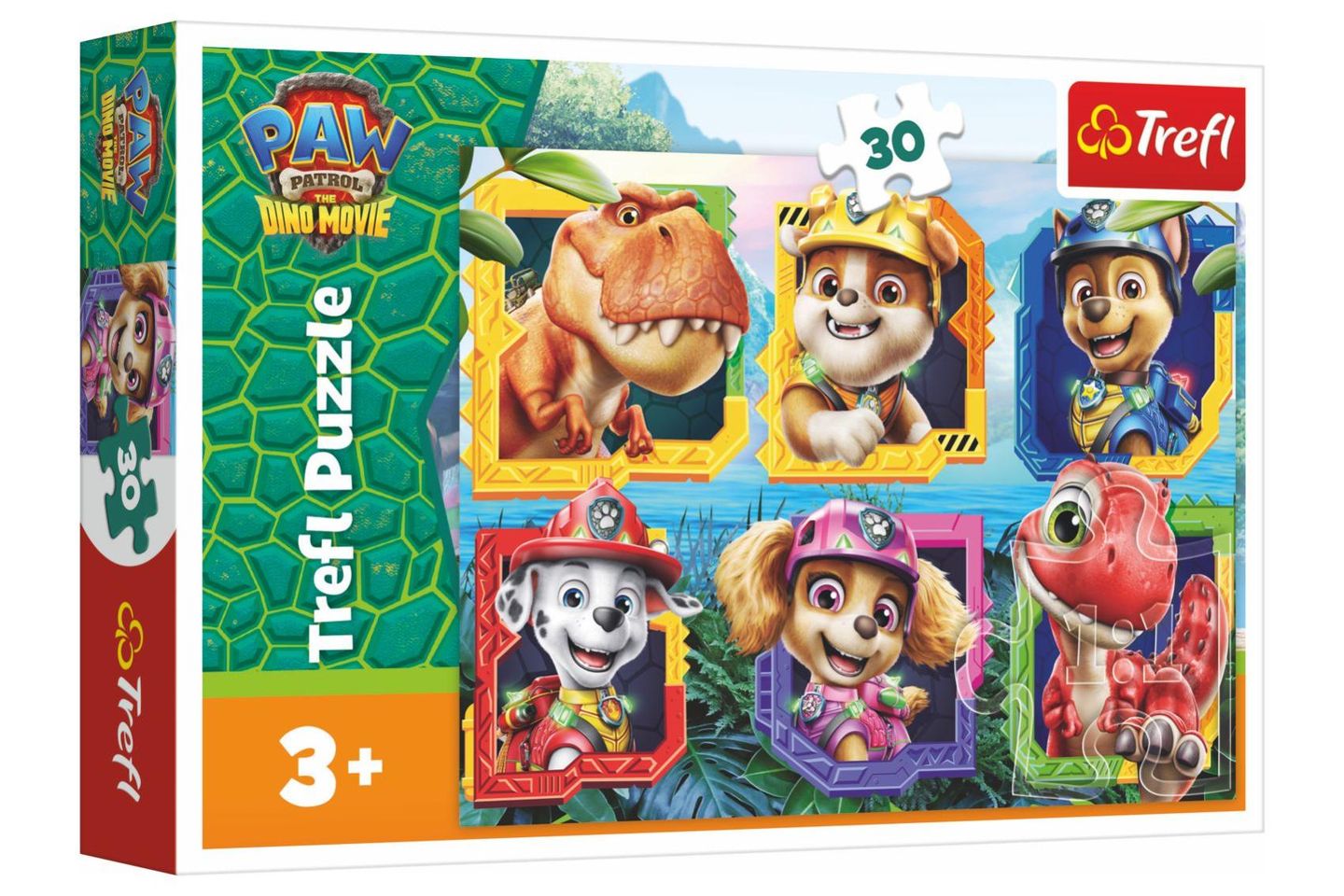Puzzle Tlapková patrola/ Paw Patrol Dino Movie - Dinosauří ostrov 30 dílků
