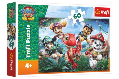 Obrázek produktu: Puzzle Tlapková patrola/ Paw Patrol Dino Movie - Dinosauří záchrana 60 dílků