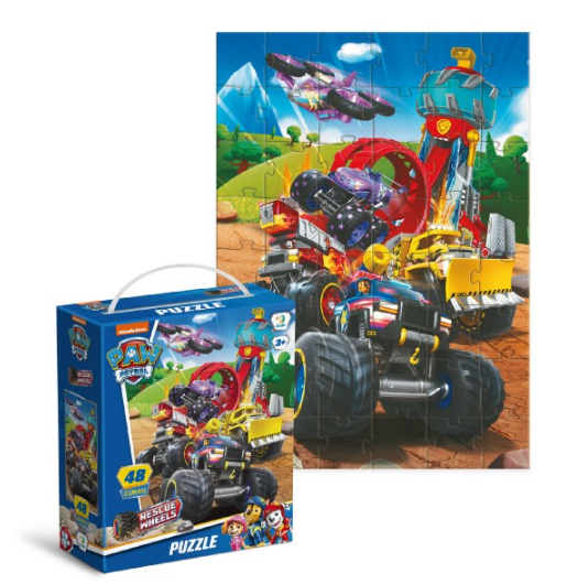 DODO Tlapková patrola/Paw Patrol Záchrana na kolech 48 dílků