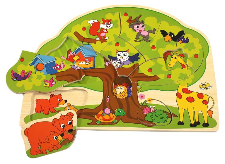 Bino Puzzle veselá zvířátka