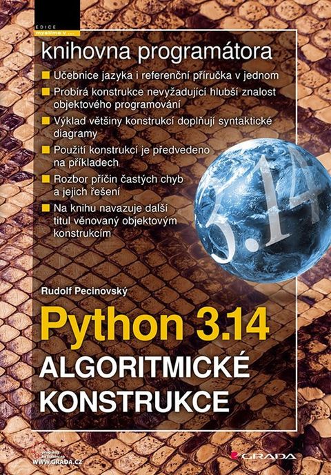 Obrázek produktu: Python 3.14 - Algoritmické konstrukce