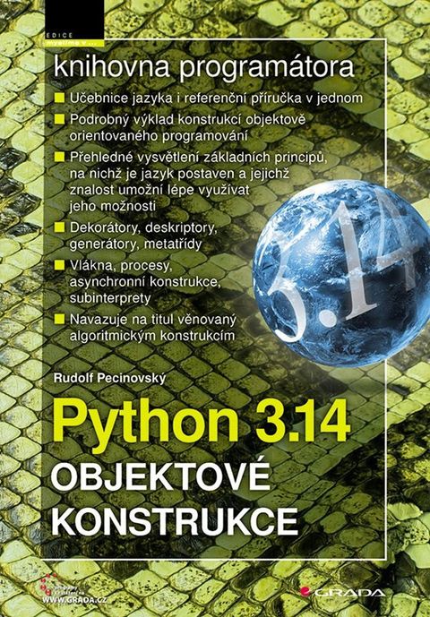 Obrázek produktu: Python 3.14 - Objektové konstrukce