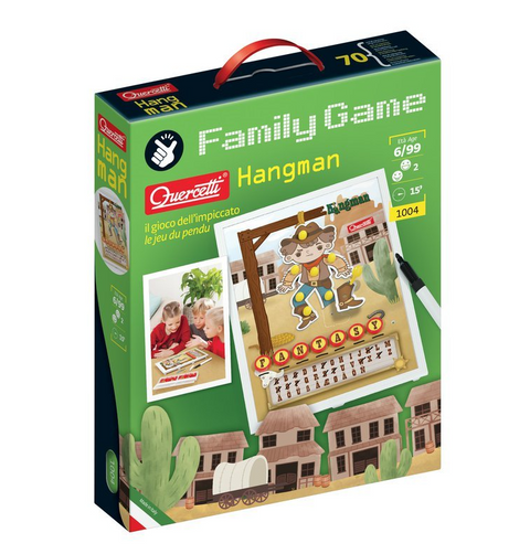 Obrázek produktu: Quercetti Family Game Hangman – společenská hra Oběšenec