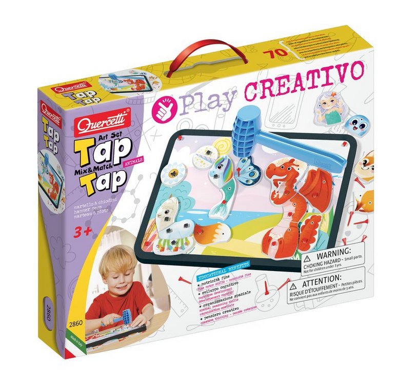Quercetti TAP TAP Animals Play Creativo