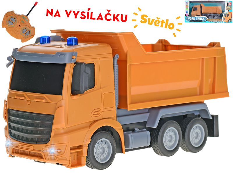R/C auto stavební sklápěčka, 23 cm