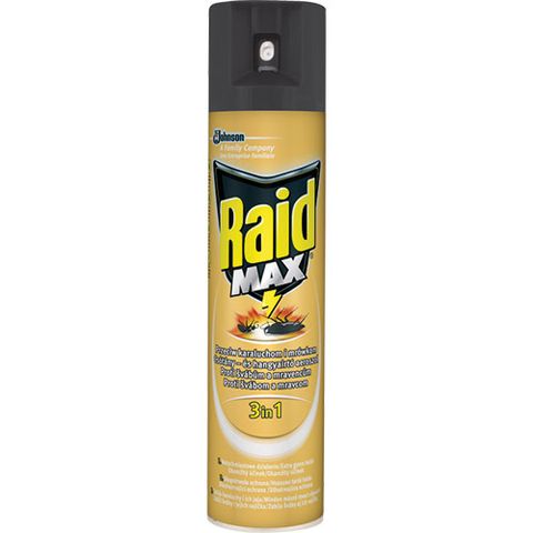 Obrázek produktu: Raid MAX sprej - lezoucí hmyz - 400 ml