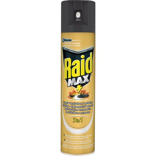 Raid Max 3v1 proti švábům a mravencům
