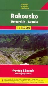 Levně Rakousko - autoatlas Freytag - 1:150t