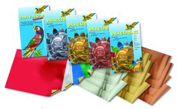 Obrázek produktu: Ražená fólie - 18,5 × 29,5 cm, 3 archy - barva měděná