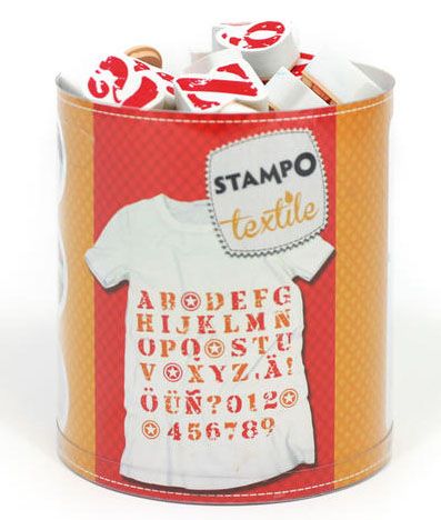 Razítka na textil Aladine - Abeceda