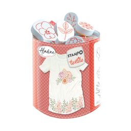 Obrázek produktu: Razítka na textil Aladine - Květiny a věnečky