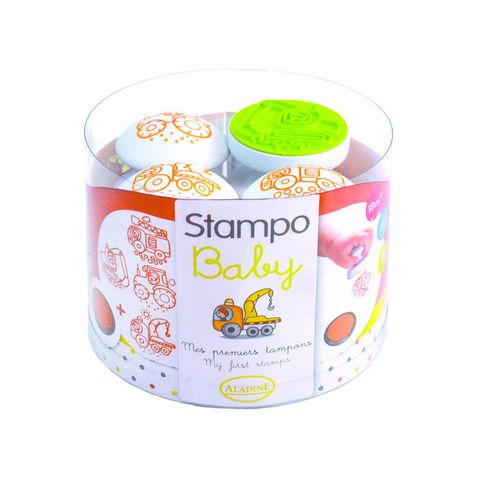 Obrázek produktu: Razítka pro děti od 18 měsíců - Stroje