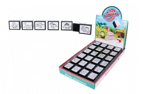 Obrázek produktu: Razítka samotiskací vykreslovací dinosauři, mix druhů